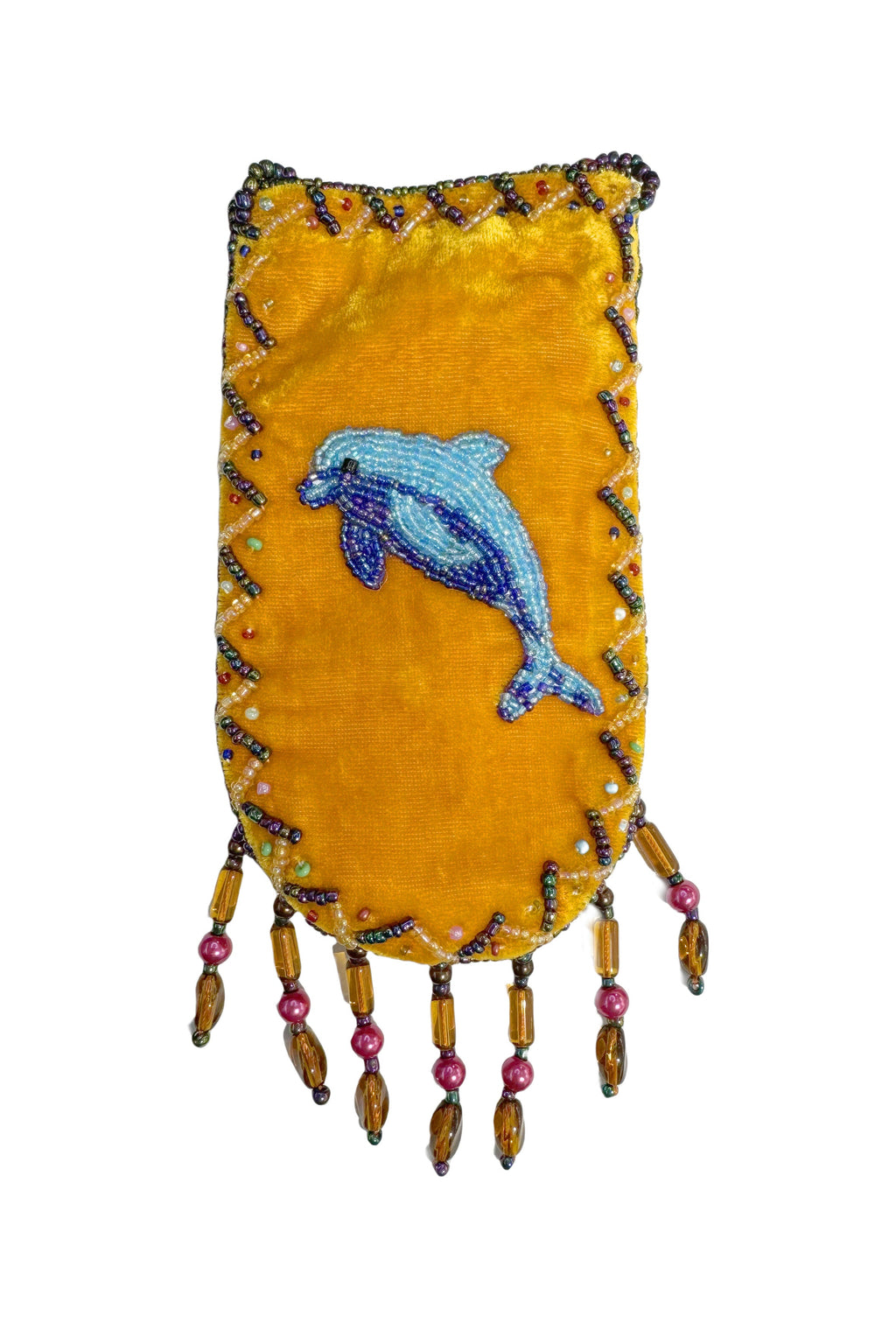 Credit Card Holder CrossBody Bag With Strap V0710 - Dolphin