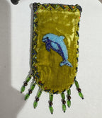 Credit Card Holder CrossBody Bag With Strap V0710 - Dolphin