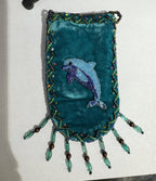 Credit Card Holder CrossBody Bag With Strap V0710 - Dolphin