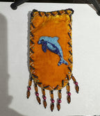 Credit Card Holder CrossBody Bag With Strap V0710 - Dolphin