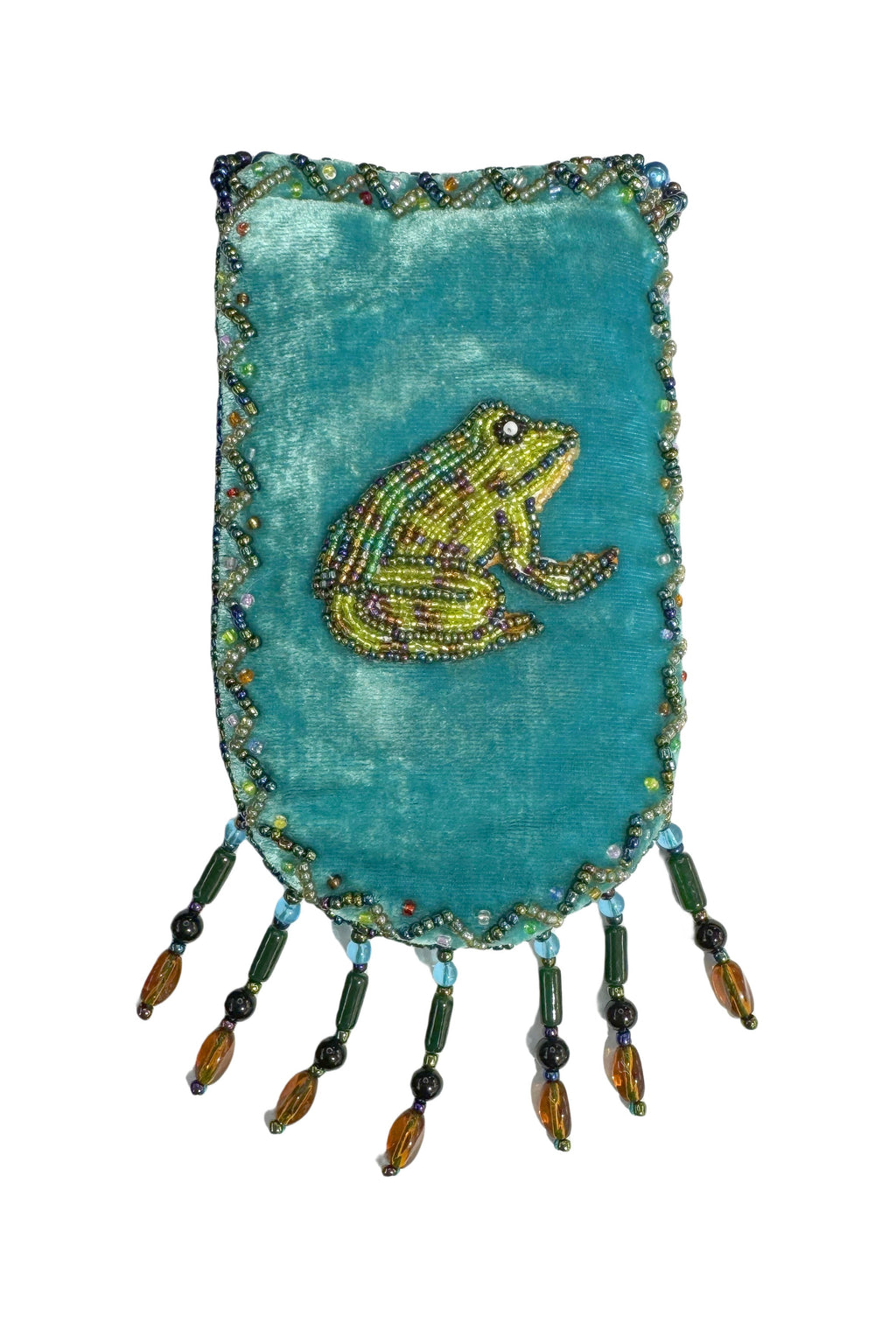 Credit Card Holder CrossBody Bag With Strap V0710 - Frog