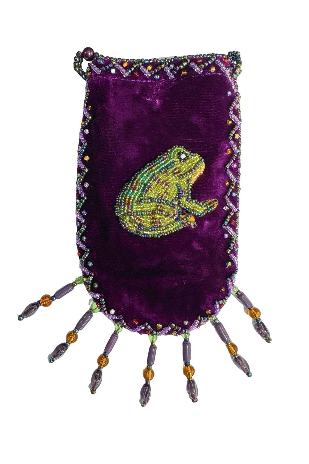 Credit Card Holder CrossBody Bag With Strap V0710 - Frog