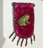 Credit Card Holder CrossBody Bag With Strap V0710 - Frog