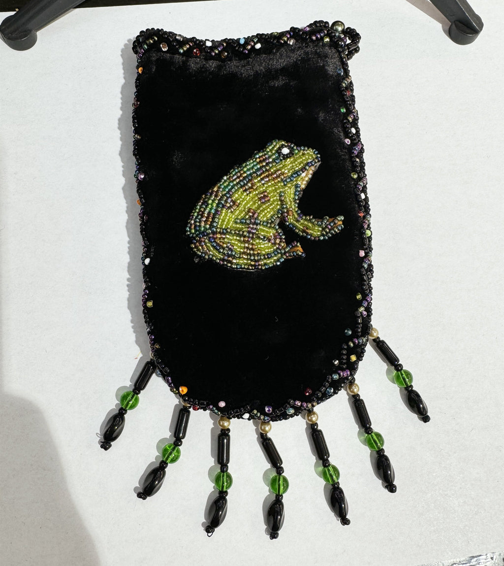 Credit Card Holder CrossBody Bag With Strap V0710 - Frog