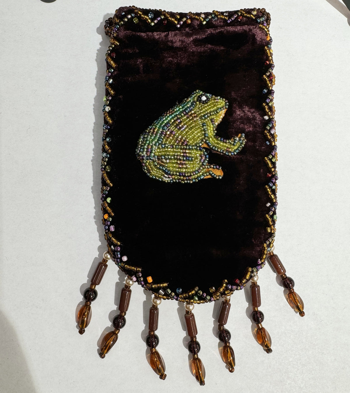 Credit Card Holder CrossBody Bag With Strap V0710 - Frog