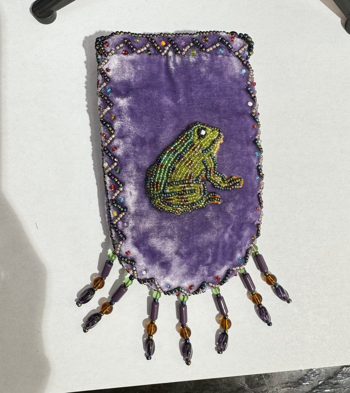 Credit Card Holder CrossBody Bag With Strap V0710 - Frog