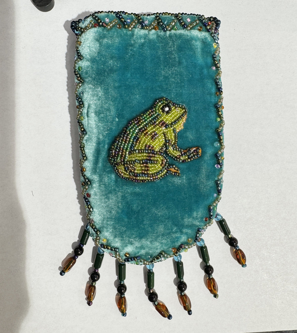 Credit Card Holder CrossBody Bag With Strap V0710 - Frog