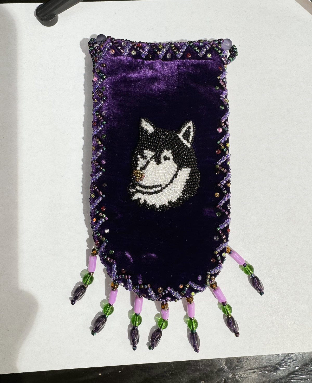 Credit Card Holder CrossBody Bag With Strap V0710 - Husky