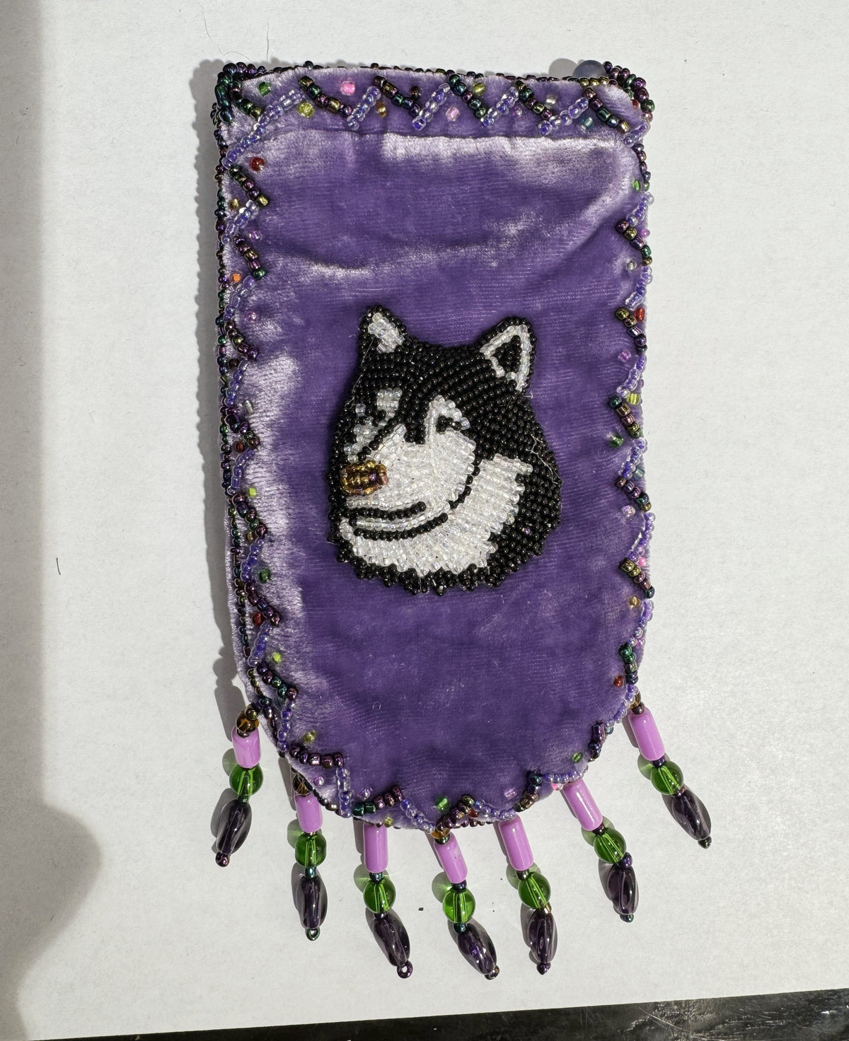 Credit Card Holder CrossBody Bag With Strap V0710 - Husky