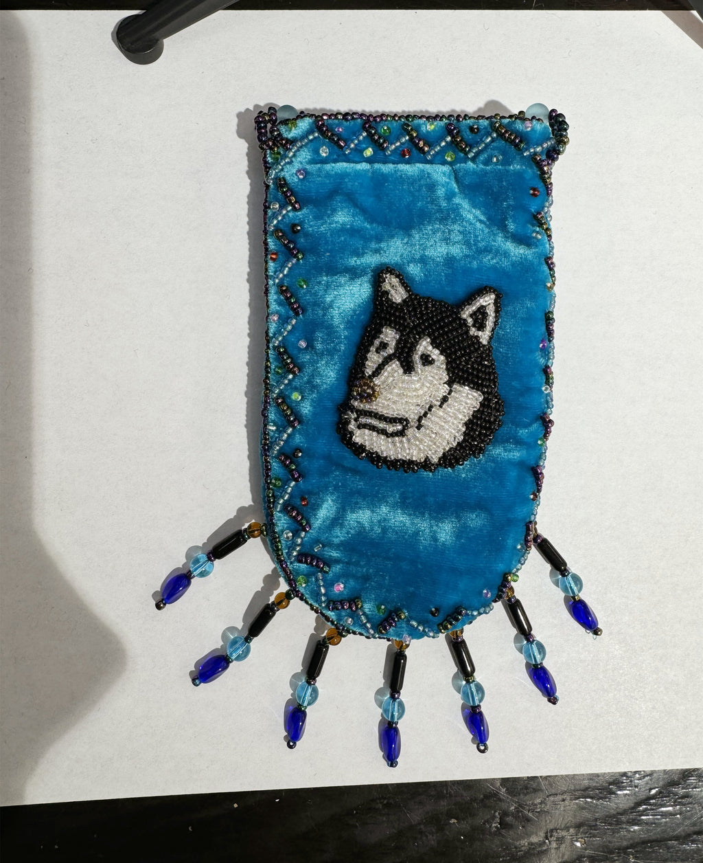 Credit Card Holder CrossBody Bag With Strap V0710 - Husky
