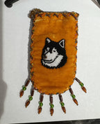 Credit Card Holder CrossBody Bag With Strap V0710 - Husky