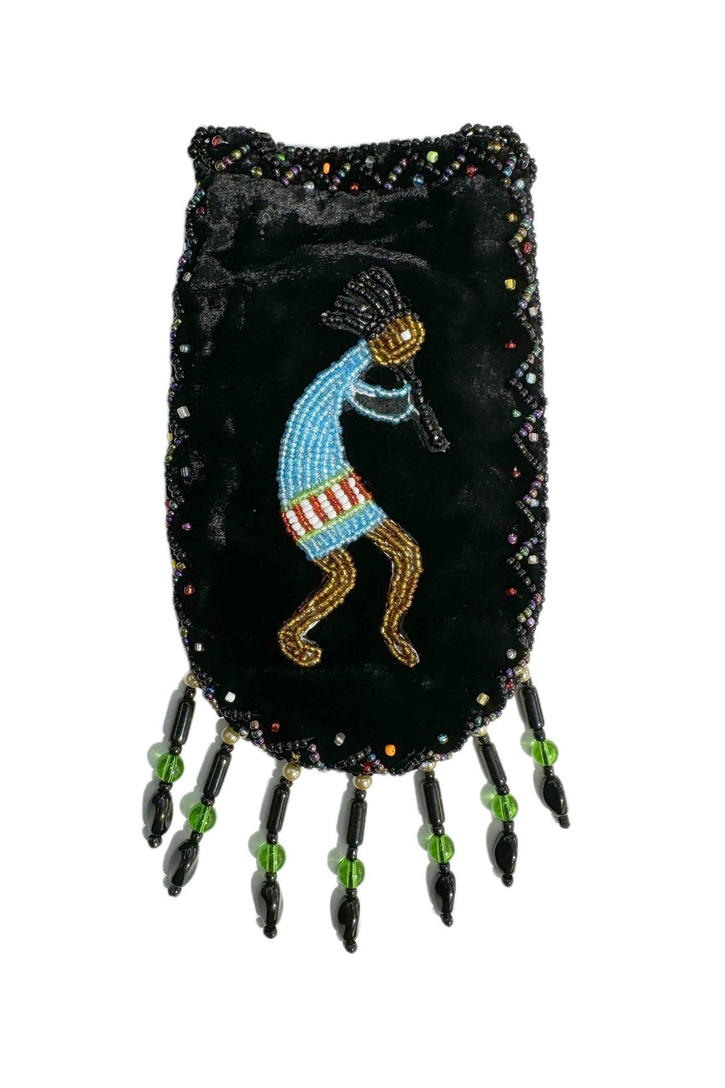 Credit Card Holder CrossBody Bag With Strap V0710 - Kokopelli
