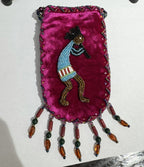 Credit Card Holder CrossBody Bag With Strap V0710 - Kokopelli