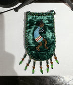 Credit Card Holder CrossBody Bag With Strap V0710 - Kokopelli