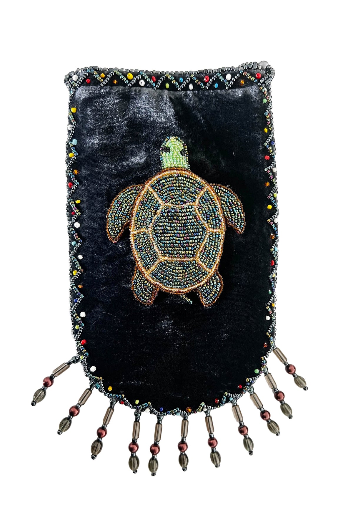 Sea Turtle Pattern Velvet Crossbody Bag VXL0609-SeaTurtle