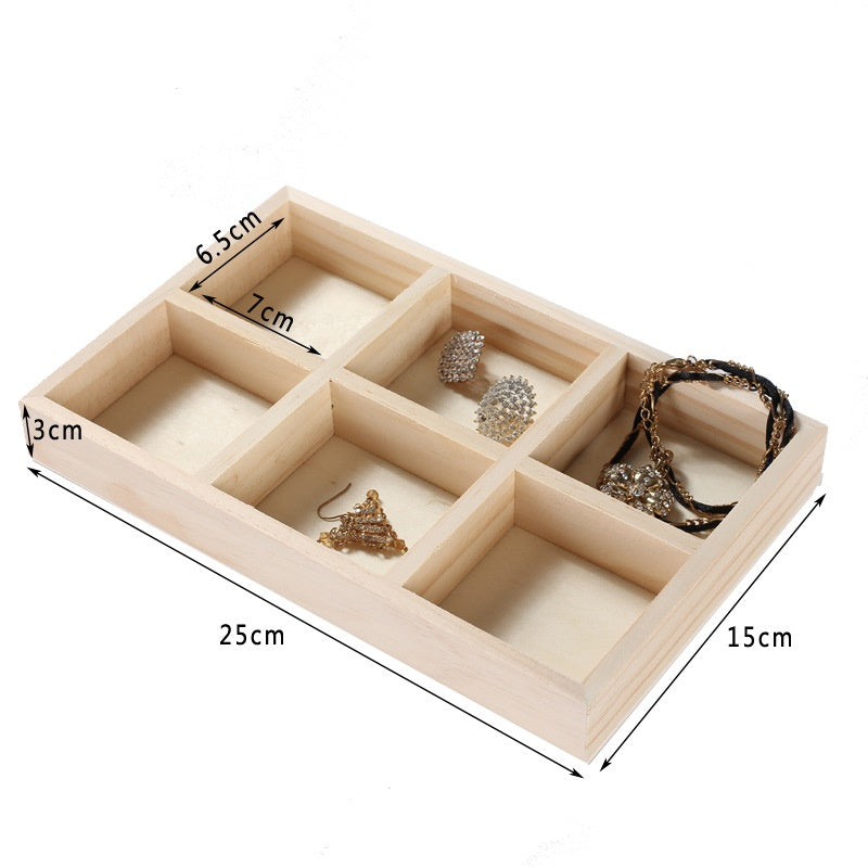 Wooden Necklaces Bracelets Earring Display W1307