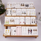 Wooden 4 Steps Jewelry display W1410