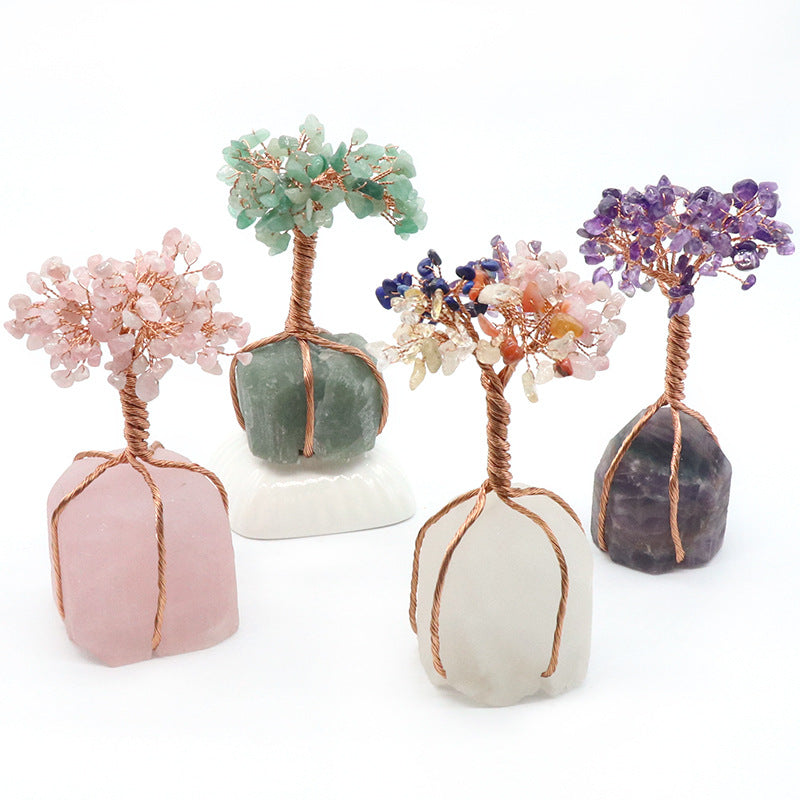 Natural Stone Tree Display W1425 – view 2