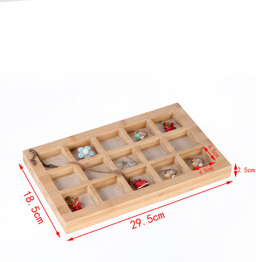 15 Grid Solid Wood Accessories Display W1432
