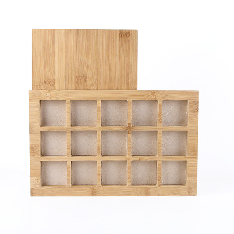 15 Grid Solid Wood Accessories Display W1432