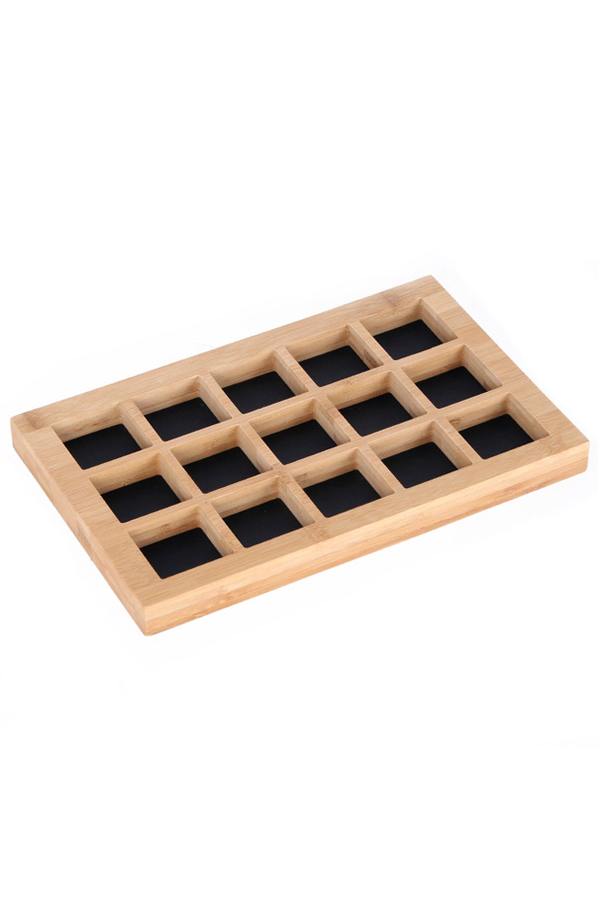 15 Grid Solid Wood Accessories Display W1432