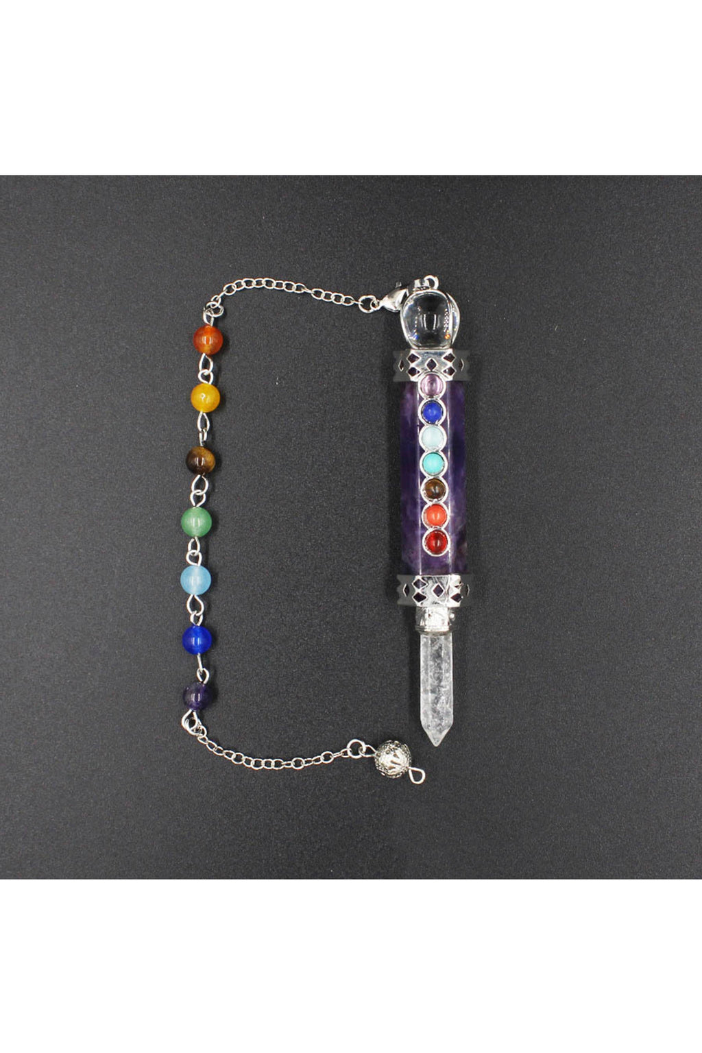 7 Chakra Stone Pendant Suncatcher W1462