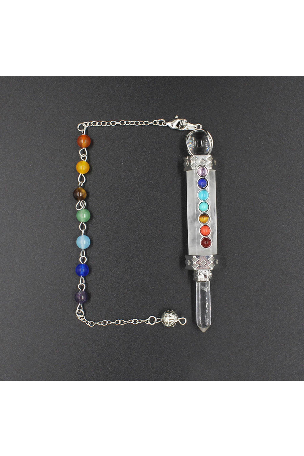 7 Chakra Stone Pendant Suncatcher W1462