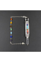 7 Chakra Stone Pendant Suncatcher W1462