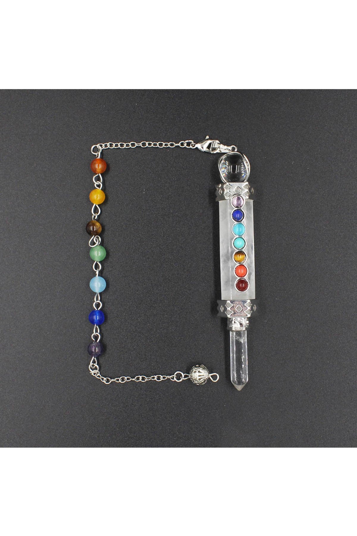 7 Chakra Stone Pendant Suncatcher W1462