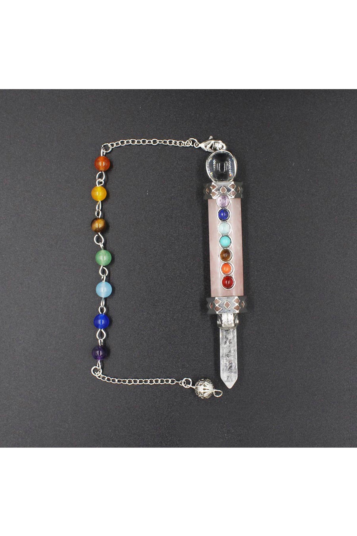 7 Chakra Stone Pendant Suncatcher W1462