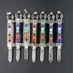 7 Chakra Stone Pendant Suncatcher W1462