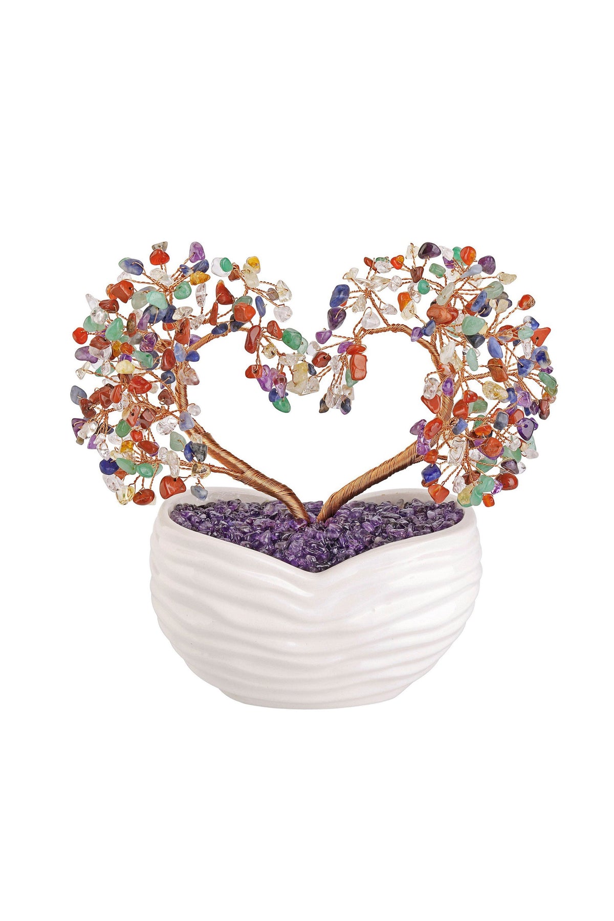 Natural Stone Tree Of Life Potted ornaments W1485 – view 9