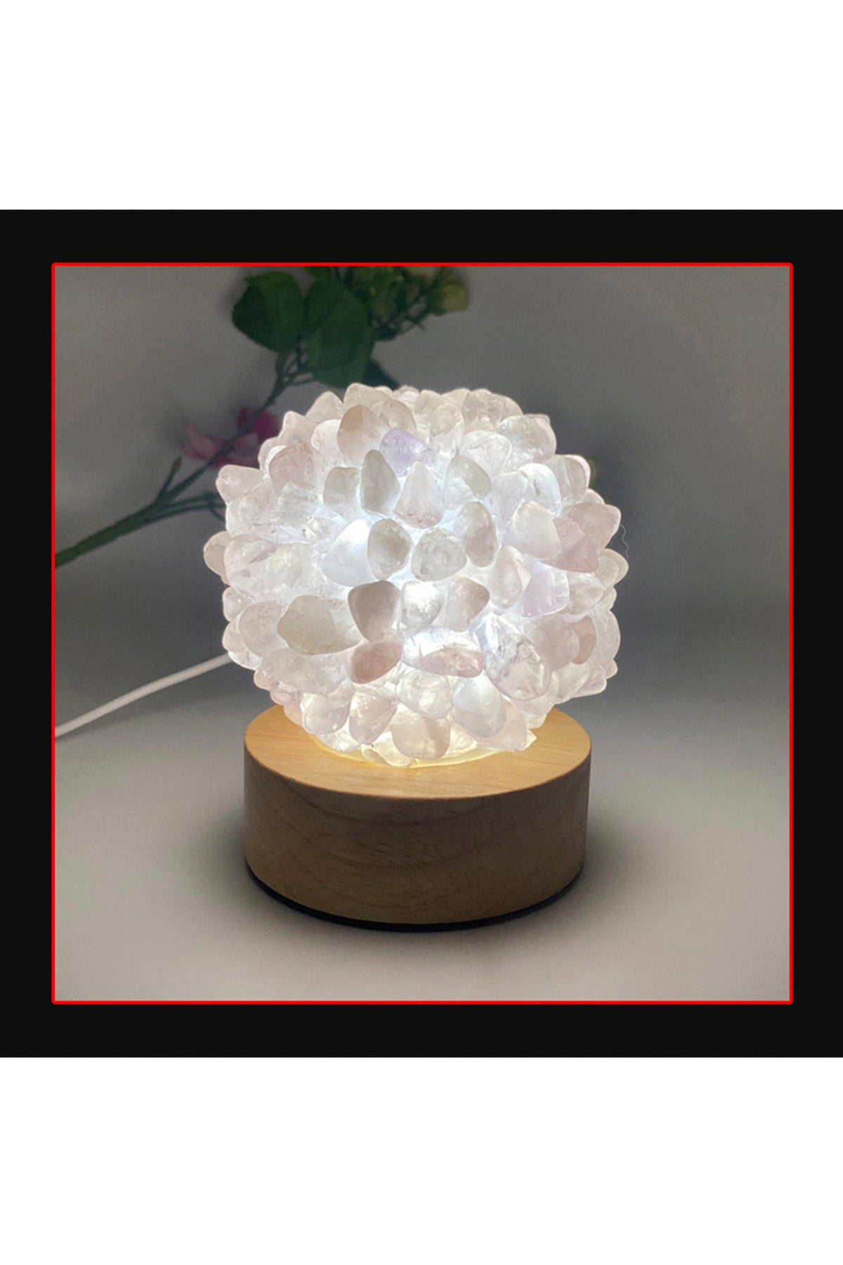 Natural Stone LED Light Display W1493