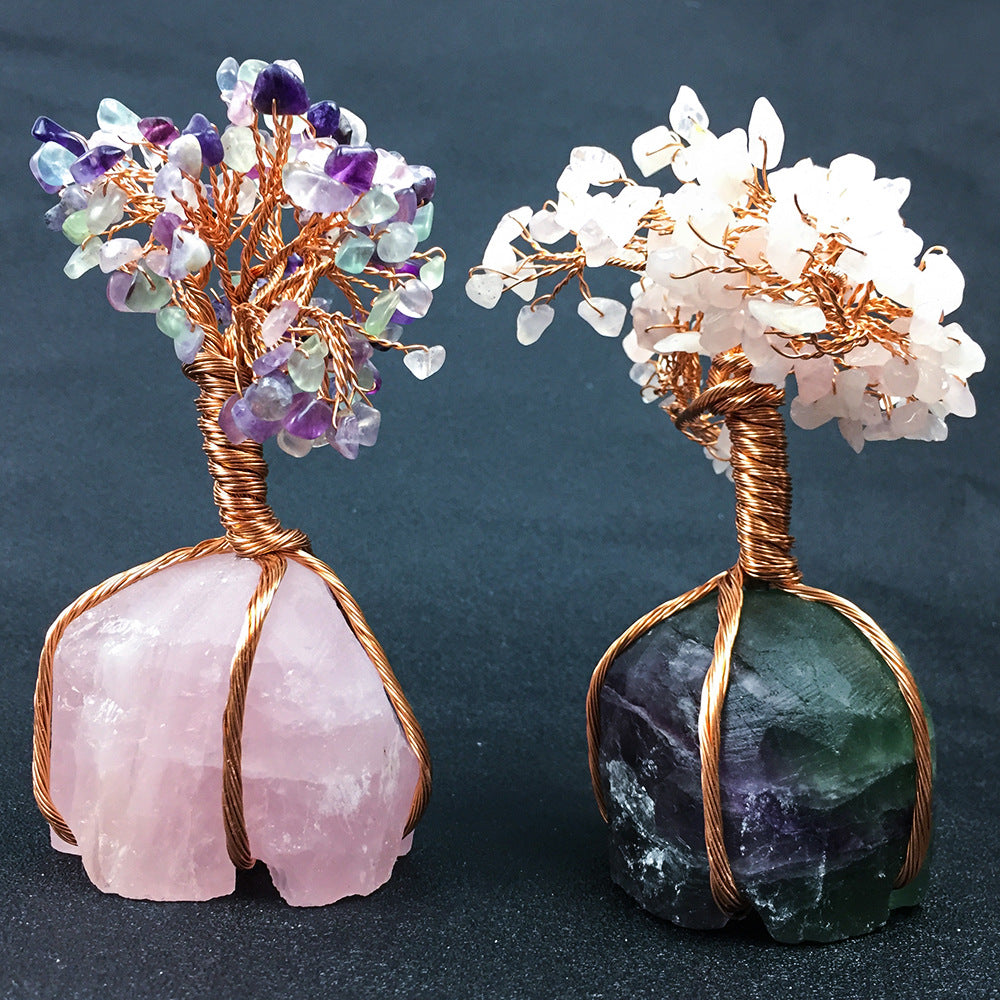 Natural Stone Tree Display W1536