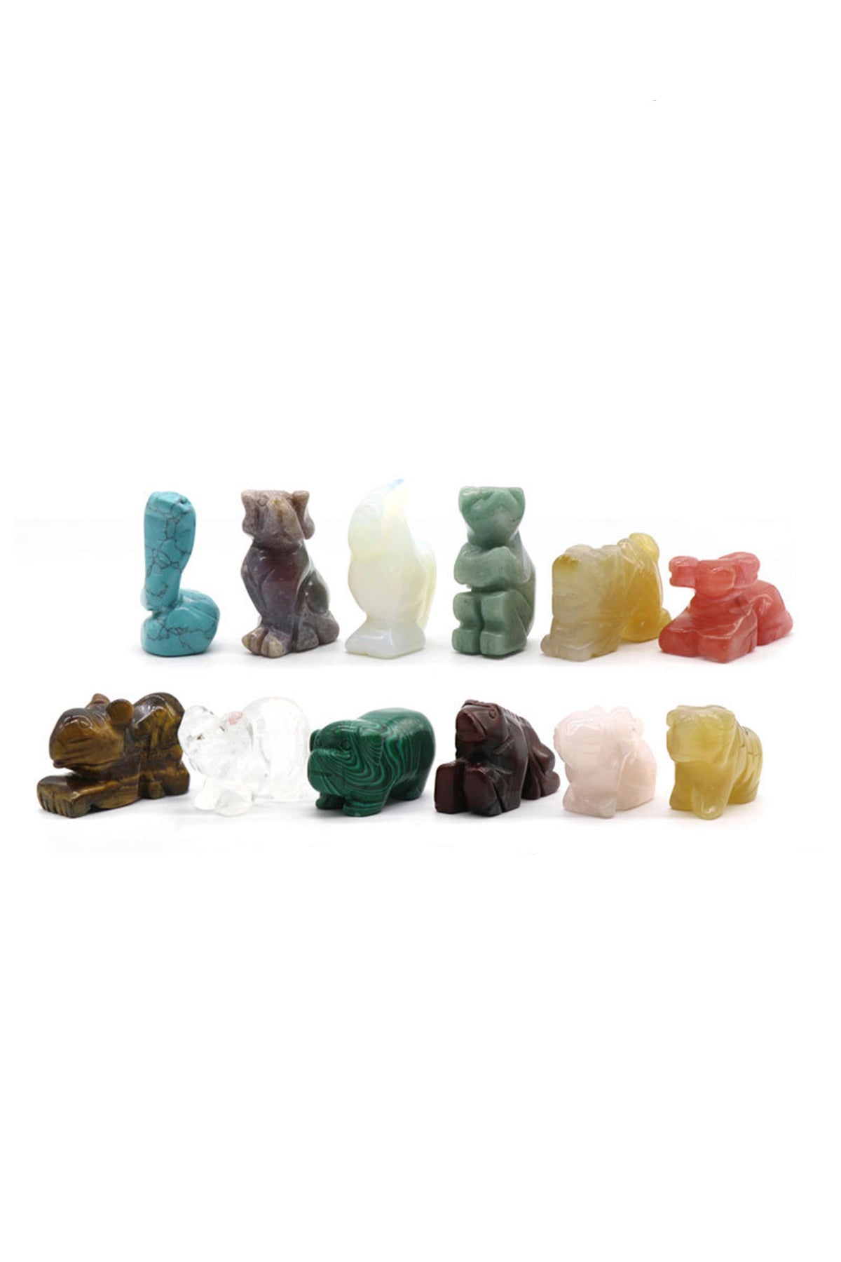 Natural Stone Zodiac Signs Ornament Set W1553 – view 3