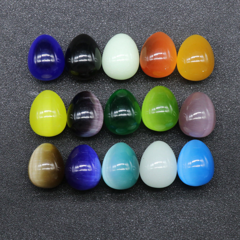 20 PCS Mixed-color Opal Eggs Ornament Set W1563