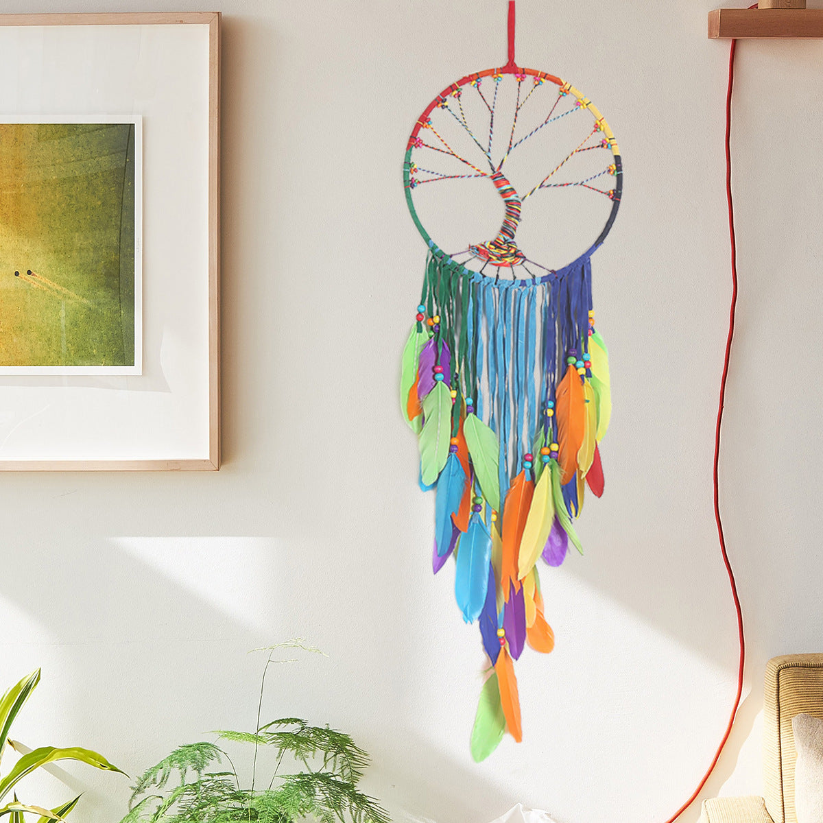 Tree Of Life Tassel Dreamcatcher W1616 – view 4