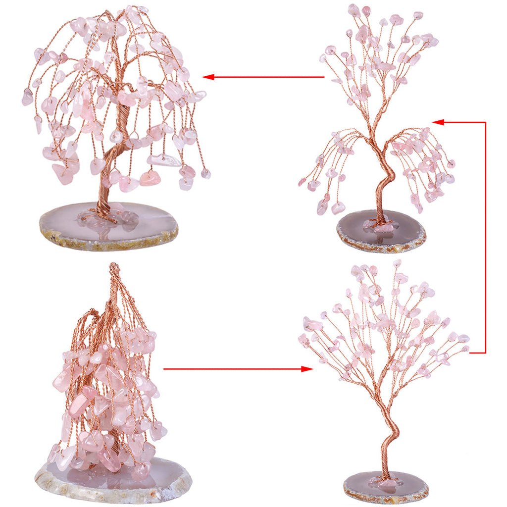 Natural Stone Fortune Tree Ornament W1644