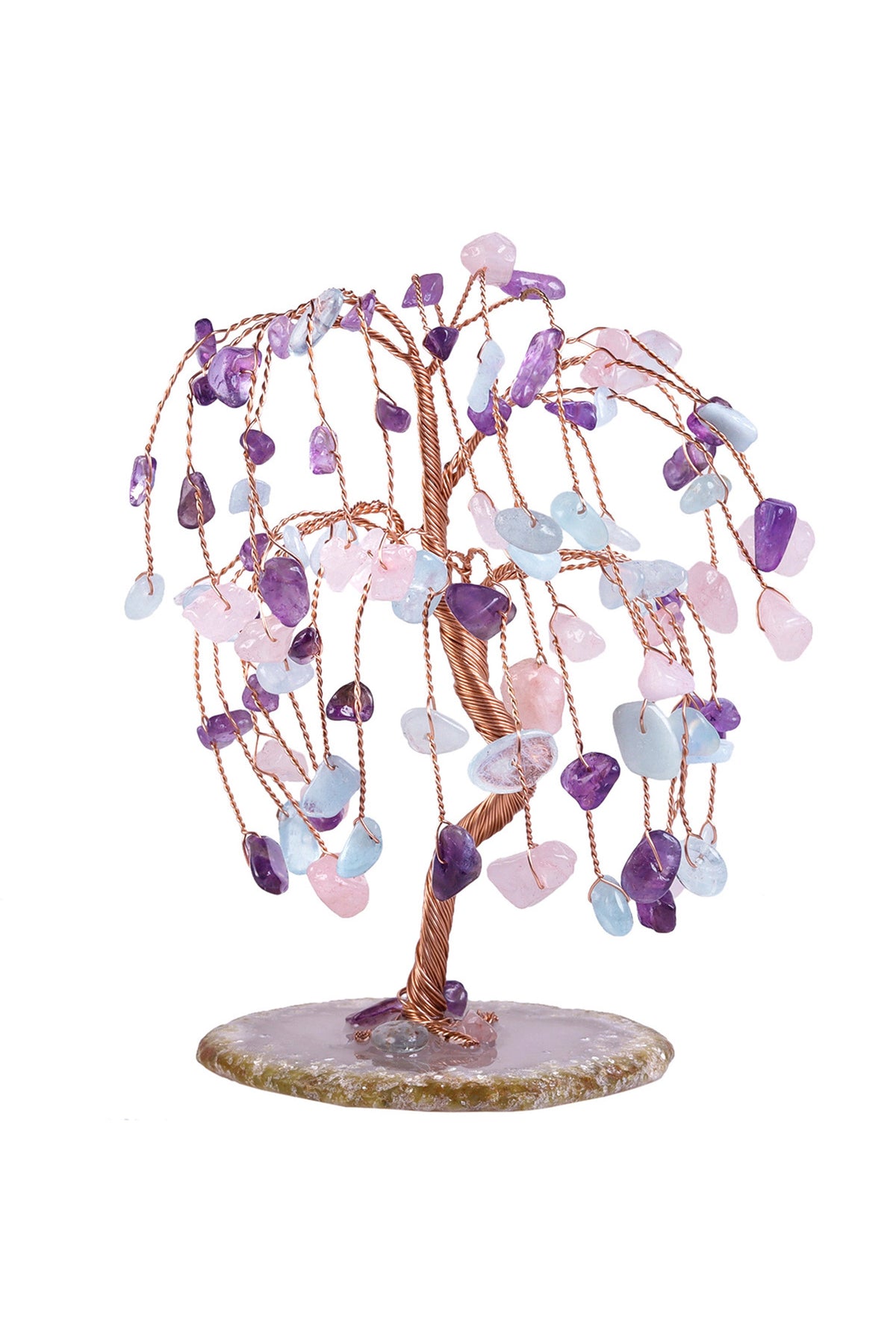 Natural Stone Fortune Tree Ornament W1644