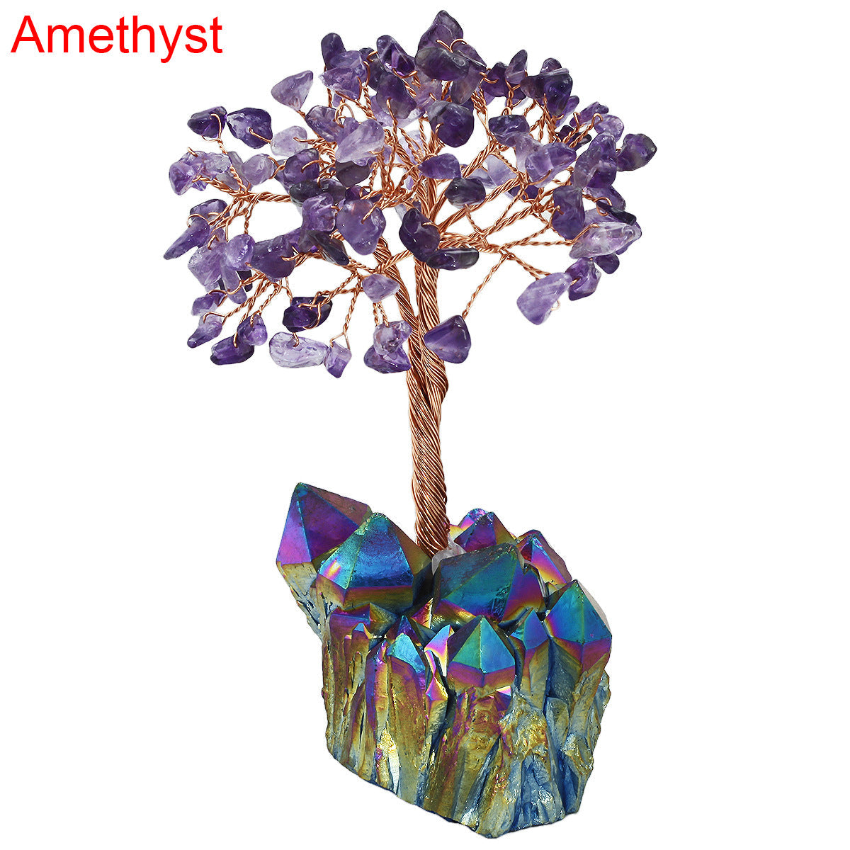 Natural Stone Fortune Tree Ornament W1646