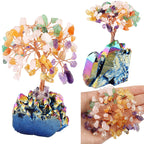 Natural Stone Fortune Tree Ornament W1646