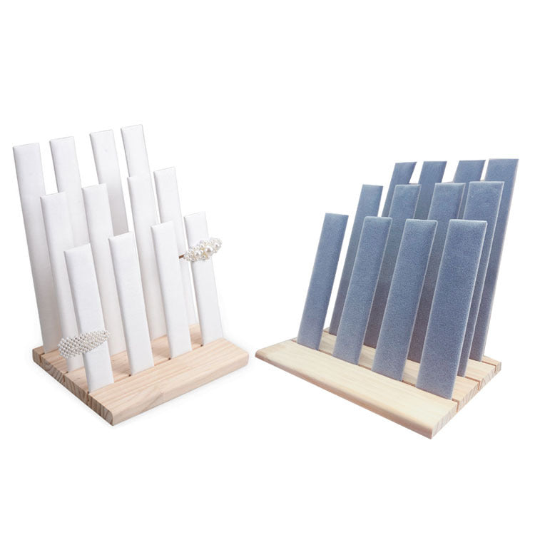 Accessories Wooden Three Rows Display Stand W1657 – view 5