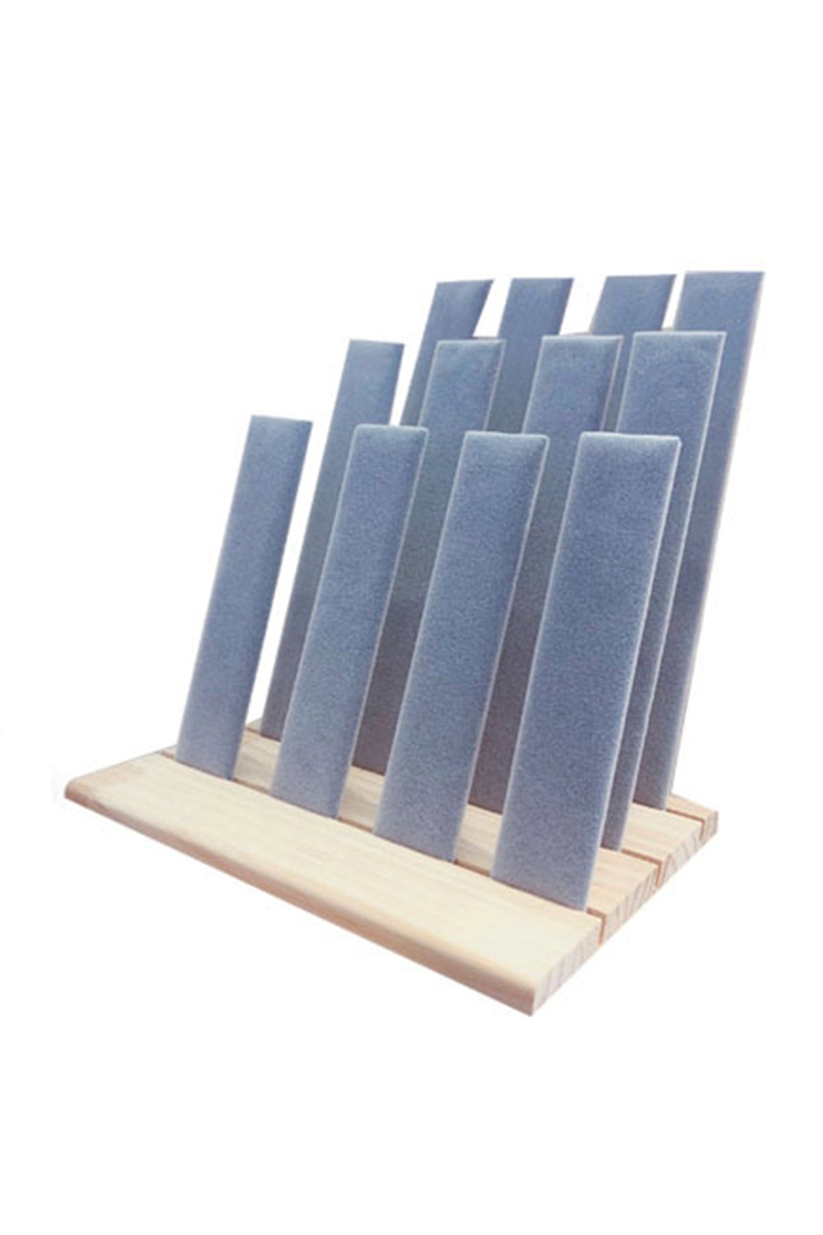 Accessories Wooden Three Rows Display Stand W1657