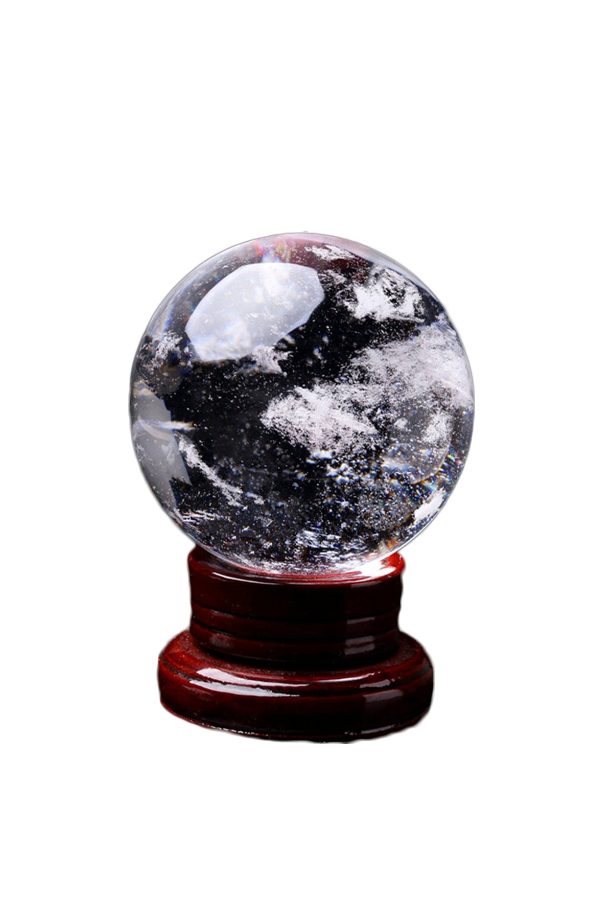 10 CM Clear Quartz Stone Ball Ornament W1695