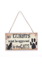 Cat Patten DIY Doorplate W1706