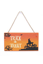 Trick Or Treat Patten DIY Doorplate W1709