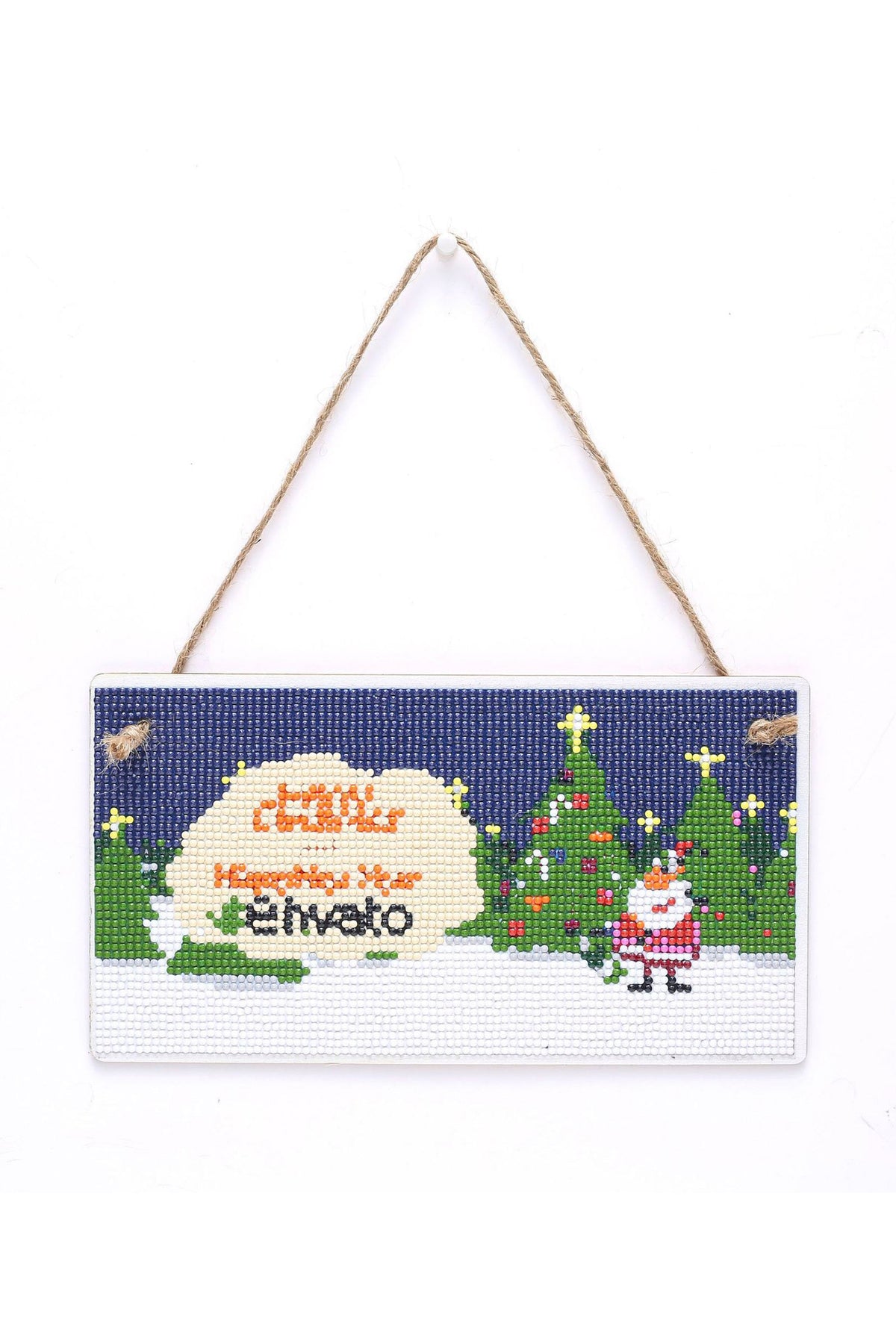 Santa Claus Patten DIY Doorplate W1710