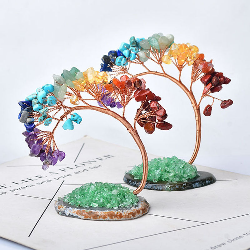 Natural Stone Tree Of Life Ornament W1711 – view 3