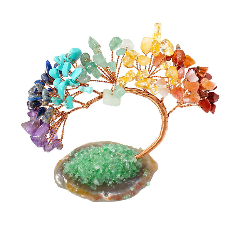Natural Stone Tree Of Life Ornament W1711 – view 4