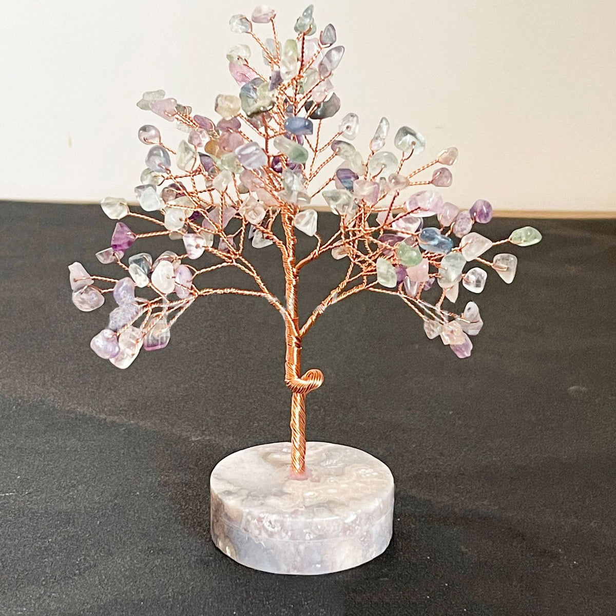 Fluorite Stone Tree Of Life Ornament W1714